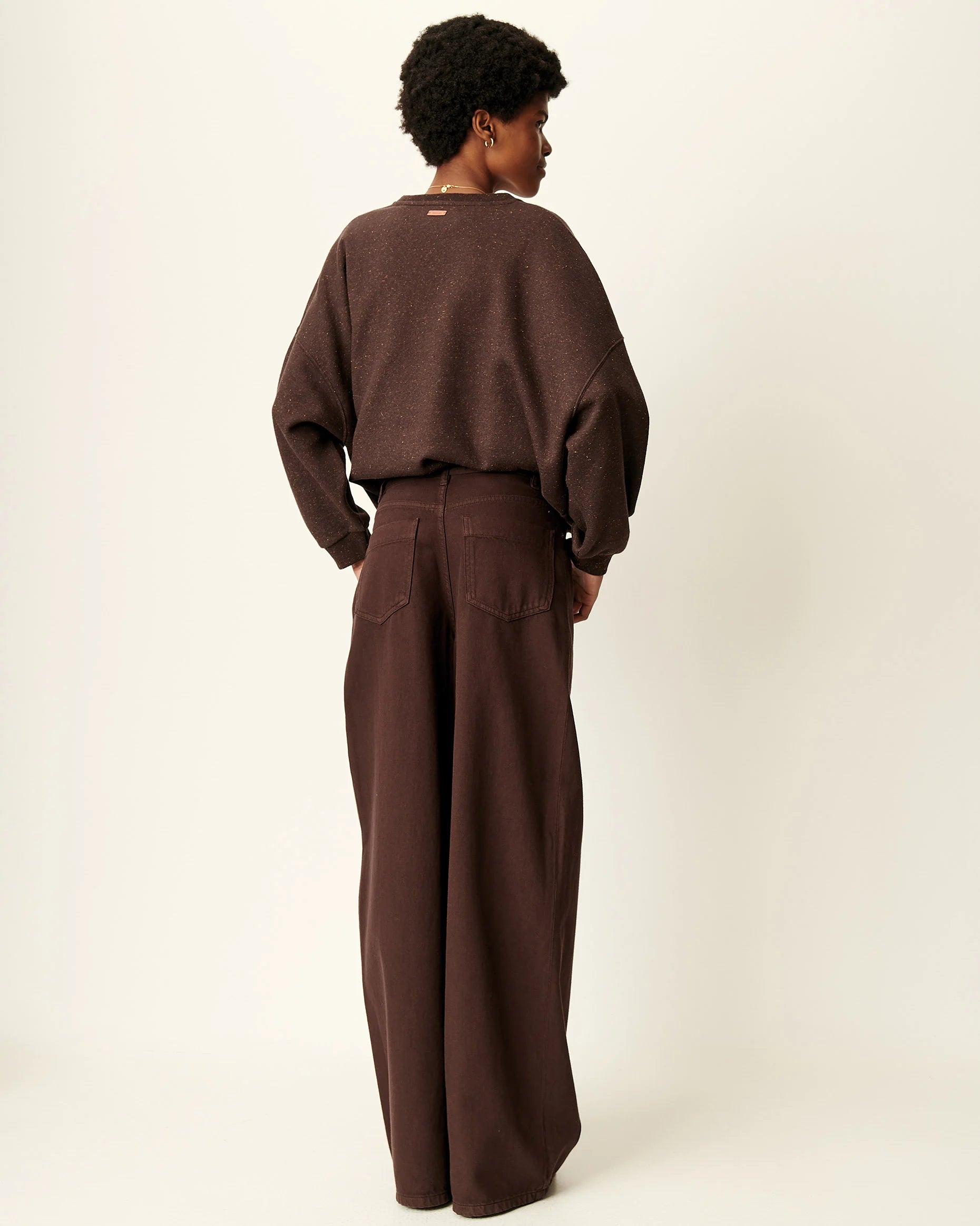 SESSUN Jeans "Dalt" coffea