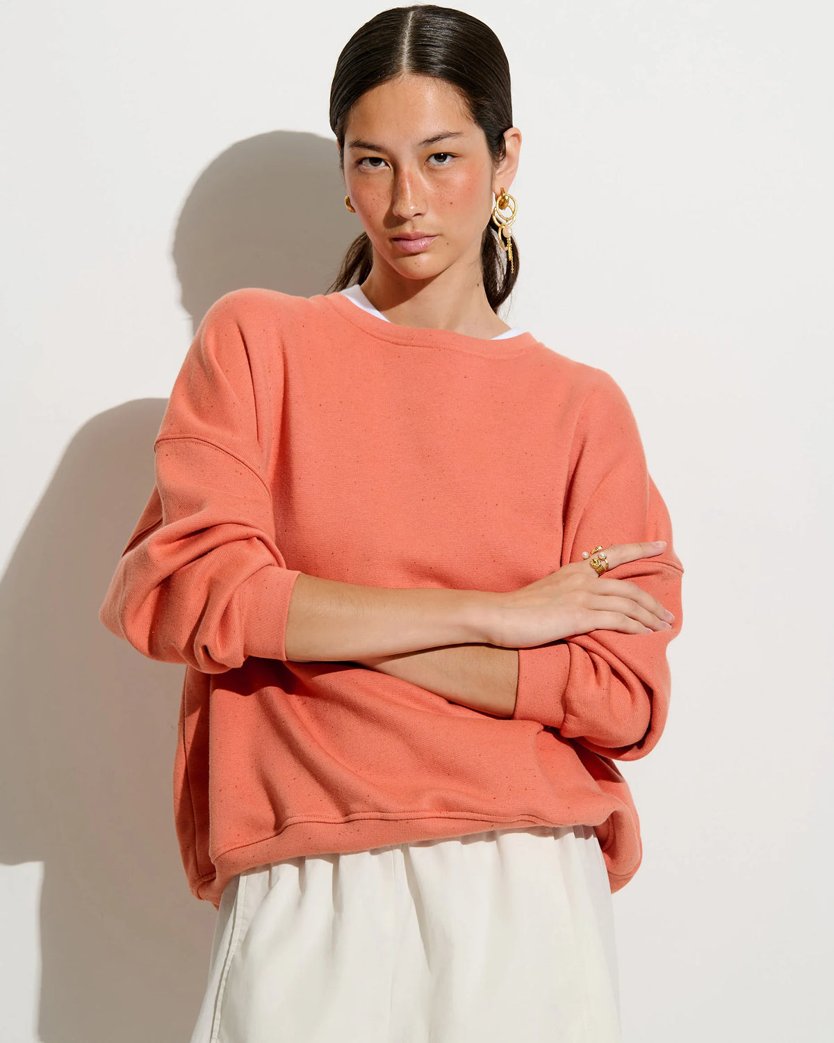SESSUN Sweater "Chebbi" guava