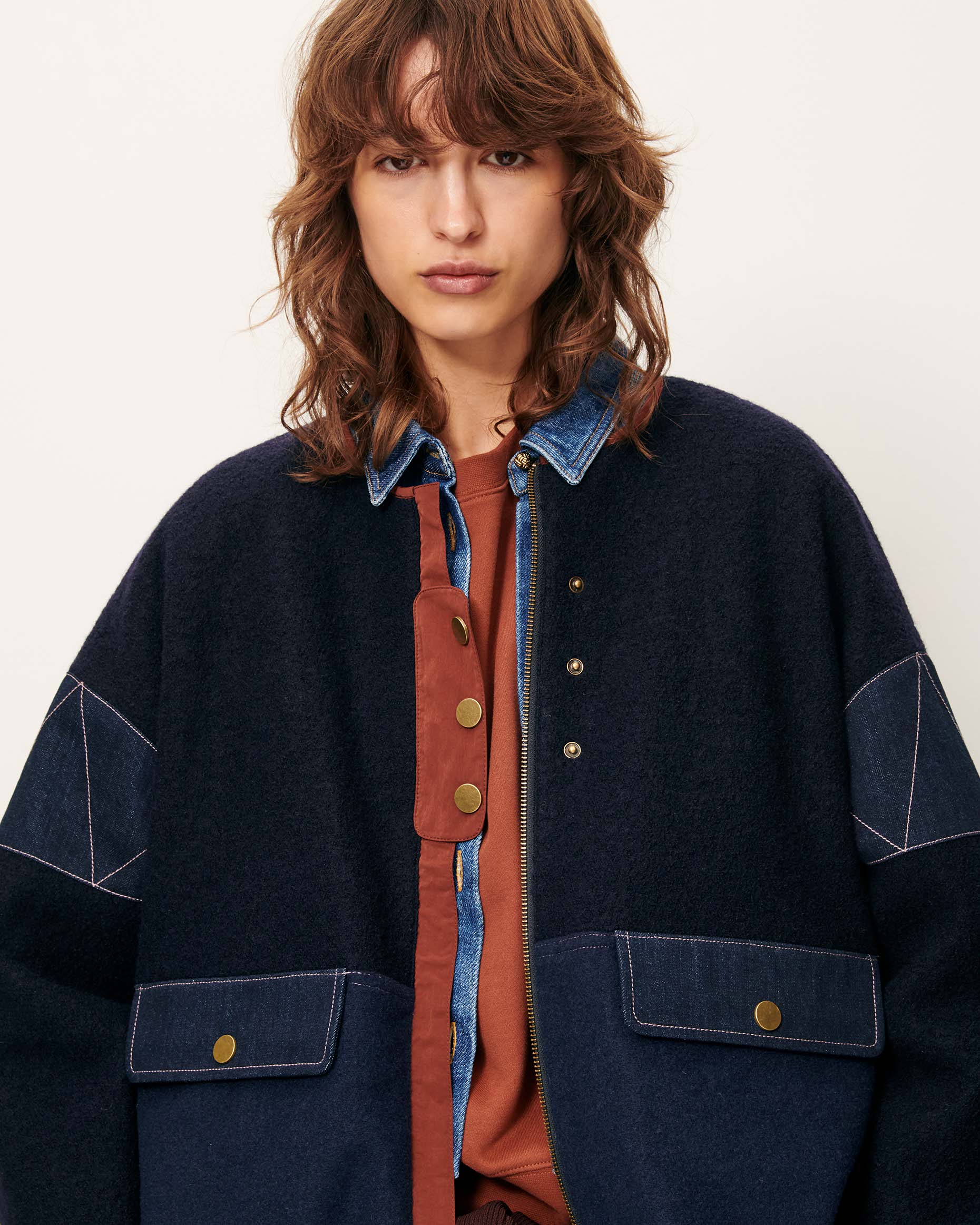SESSUN Jacket "Cold night" mood indigo