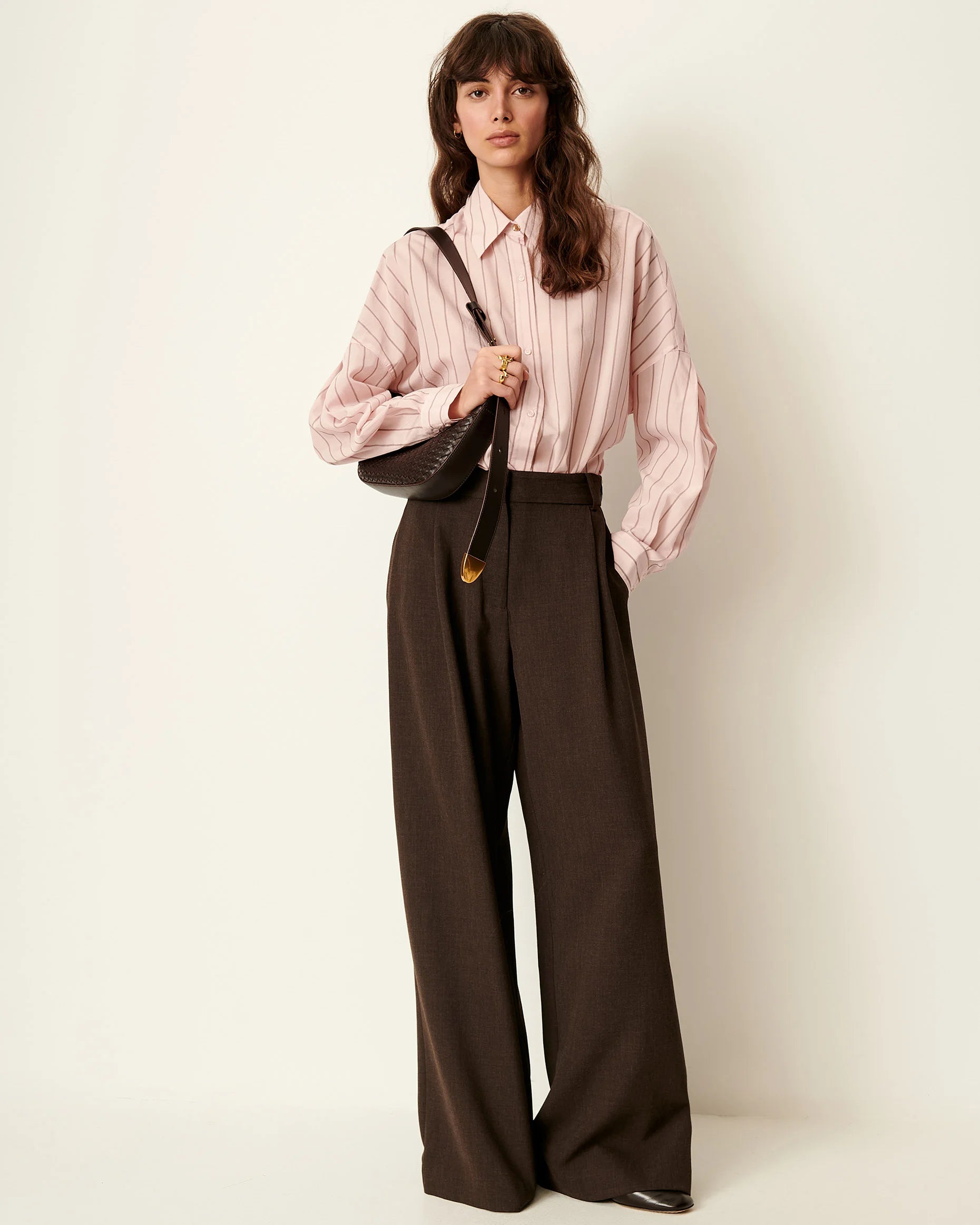 SESSUN Pants "Provenco" dark stone