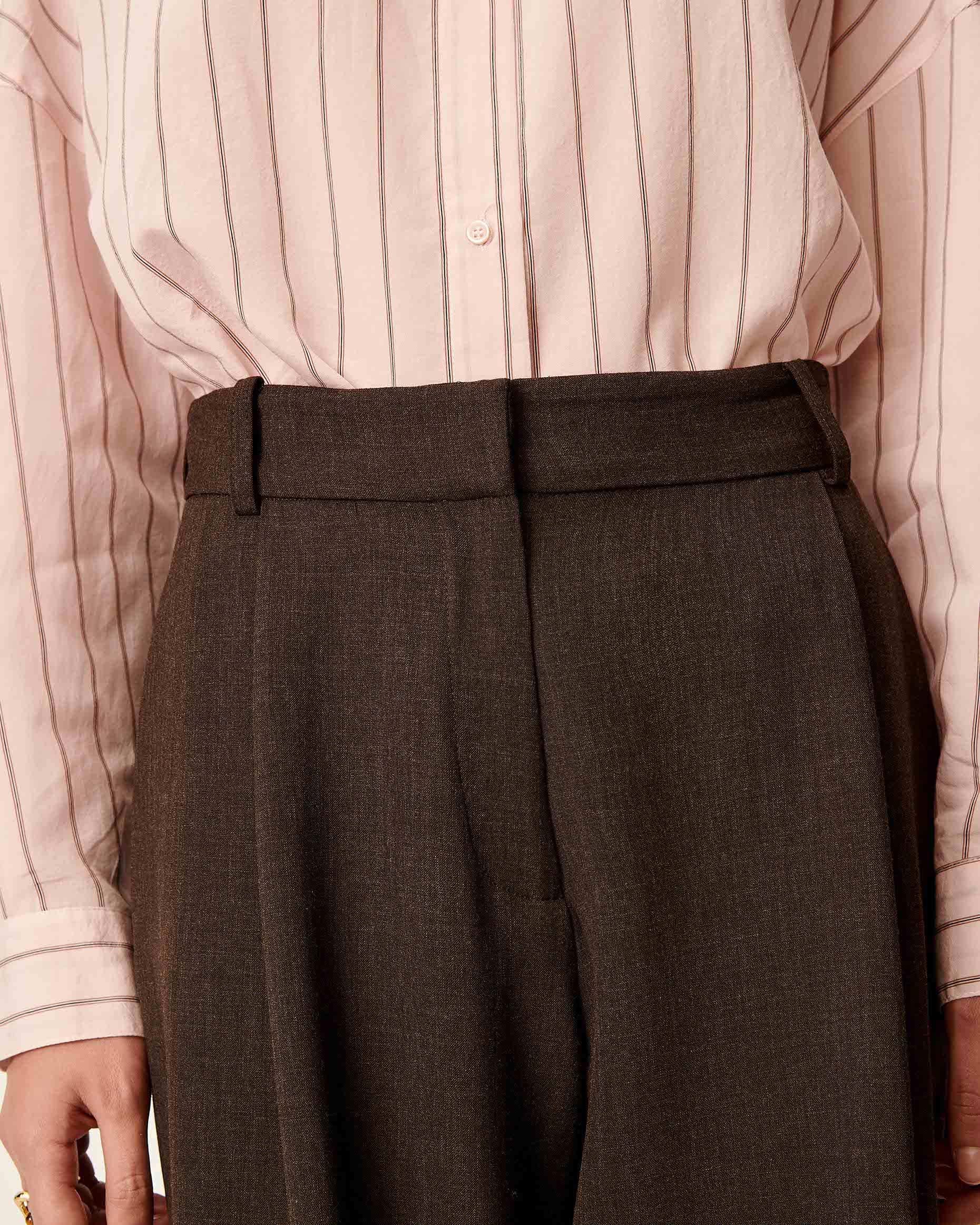 SESSUN Pants "Provenco" dark stone