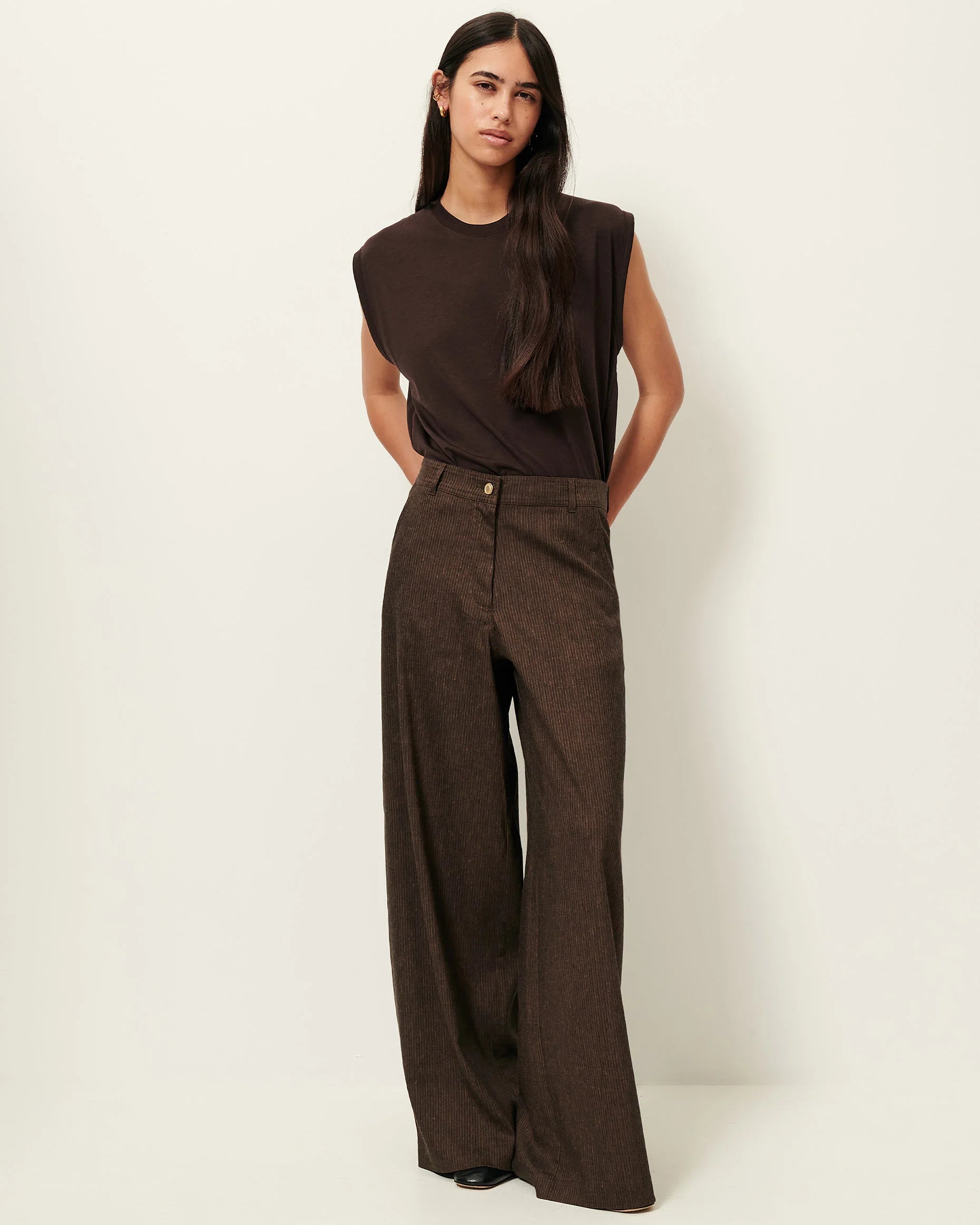 SESSUN Pants "Dasum" cafe do mato