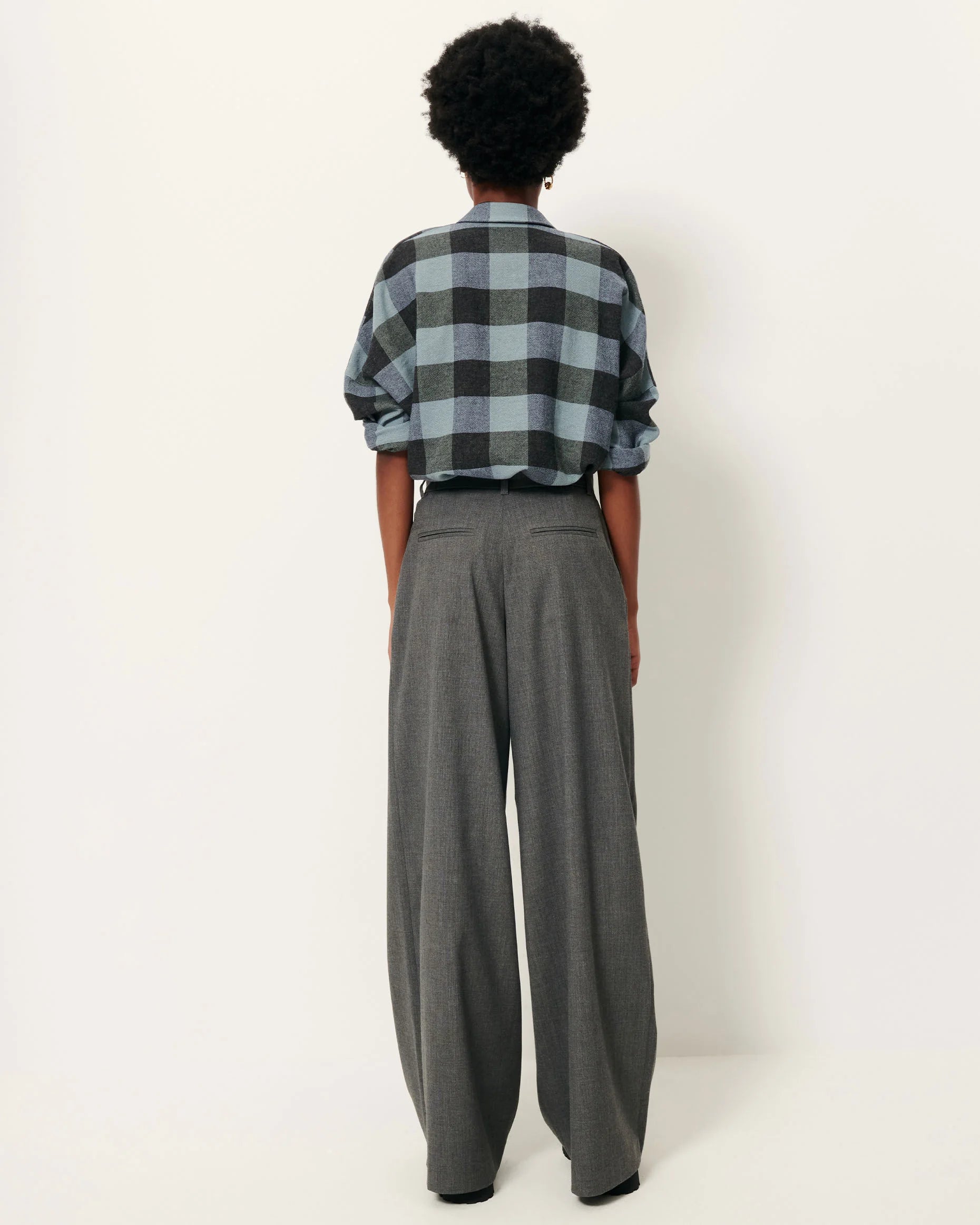 SESSUN Pants "Daficino" Granit
