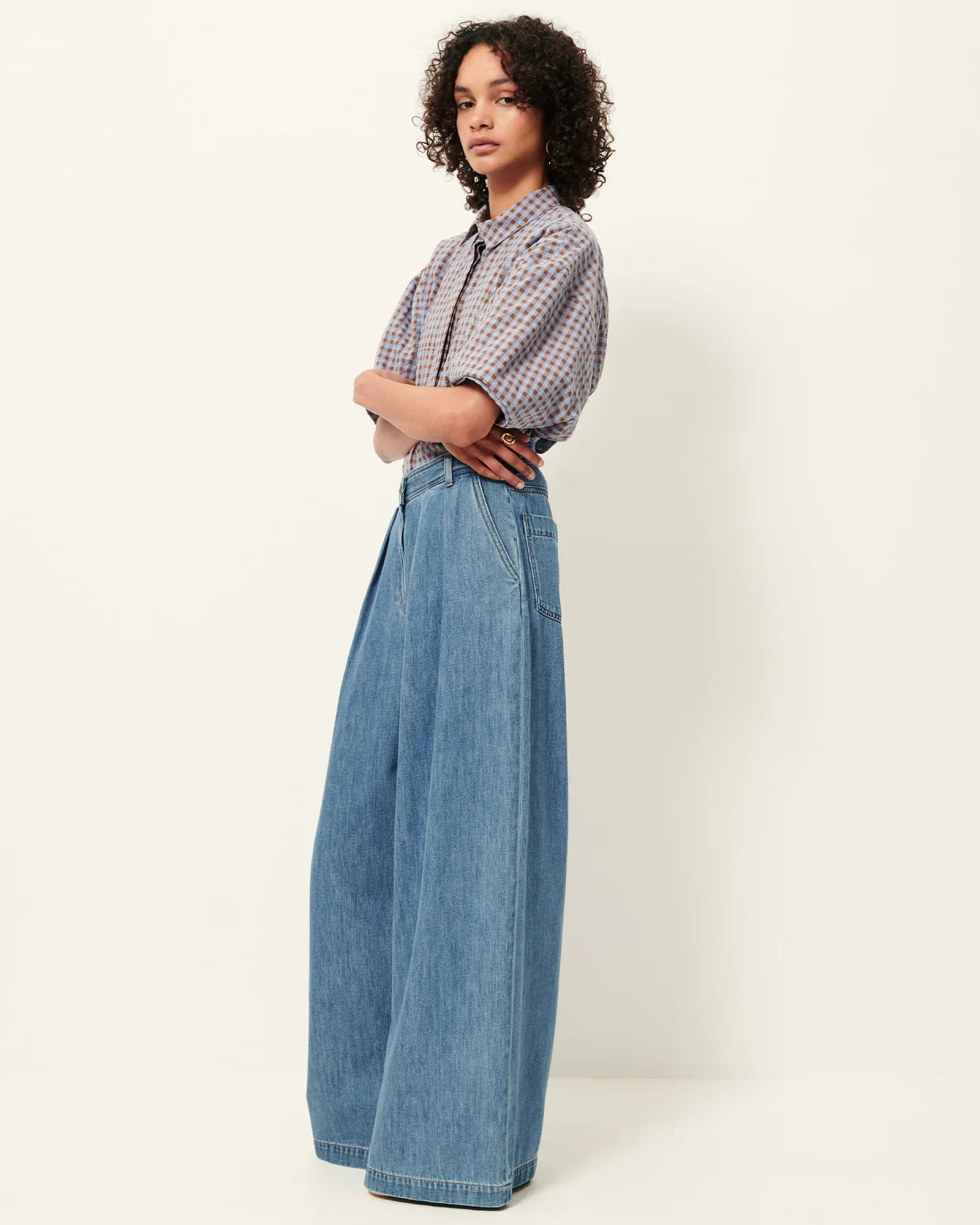 SESSUN Jeans "Diegui" mid blue