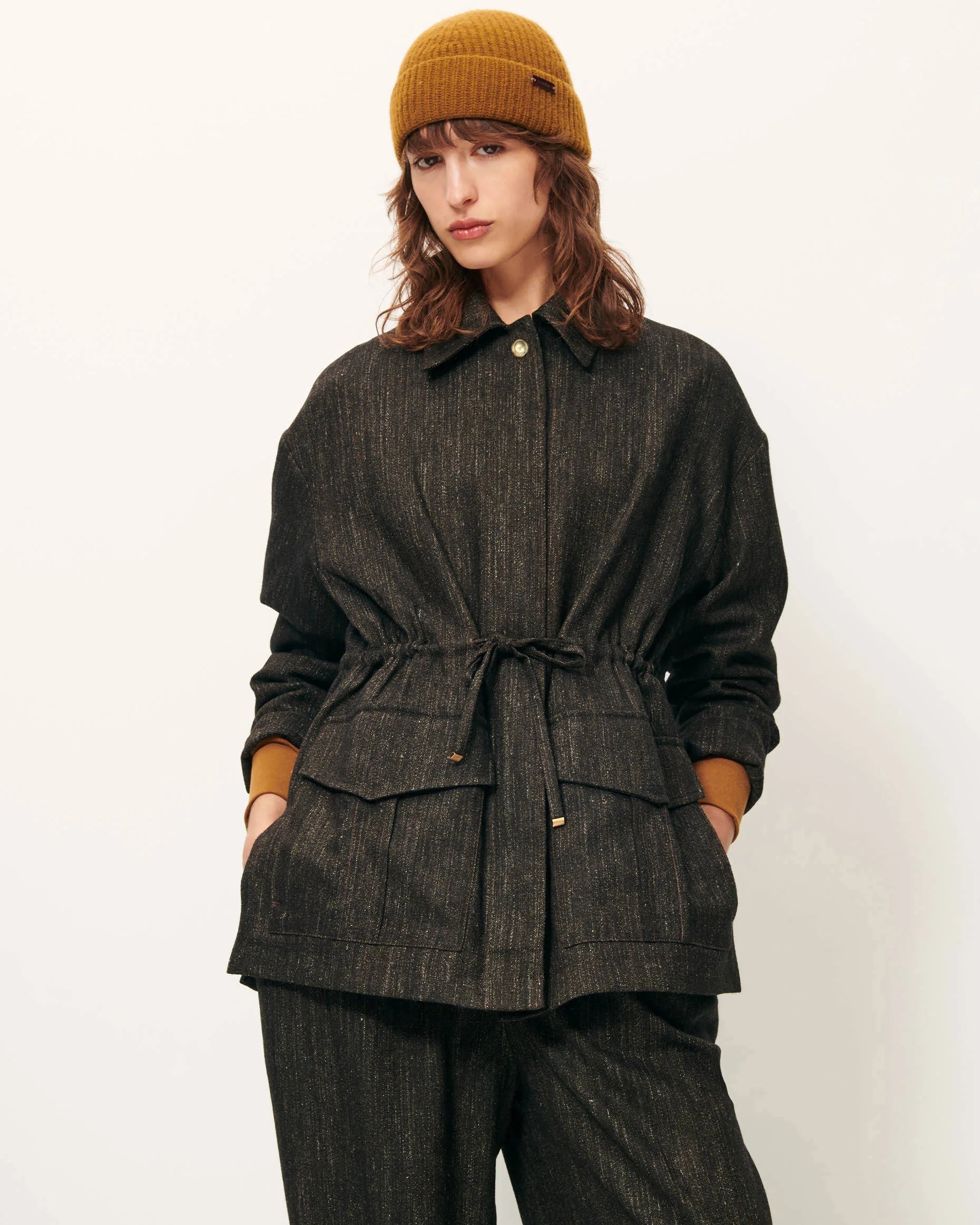 SESSUN Jacket "Gabriel" moonrock