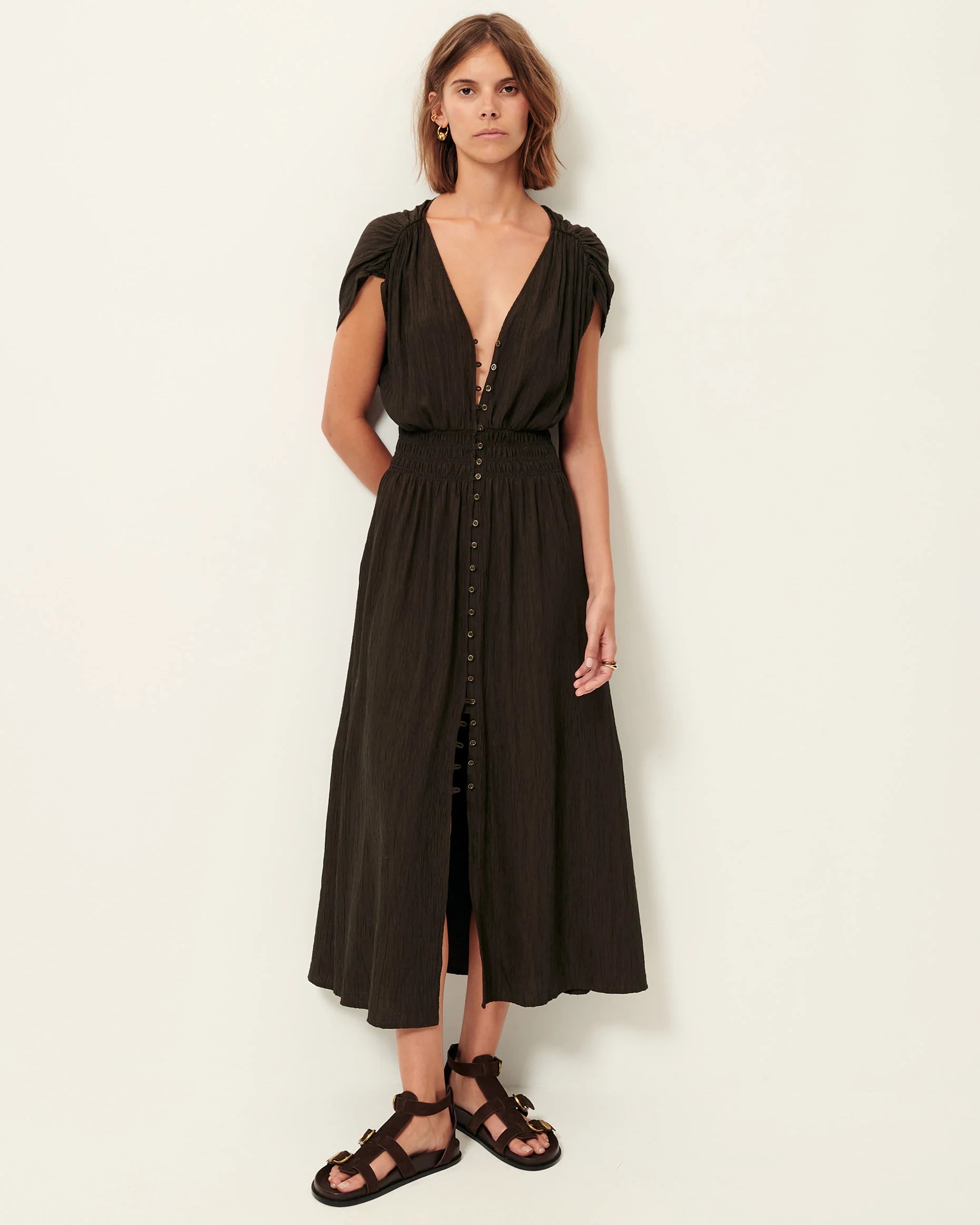 SESSUN Dress "Galiane" umbra