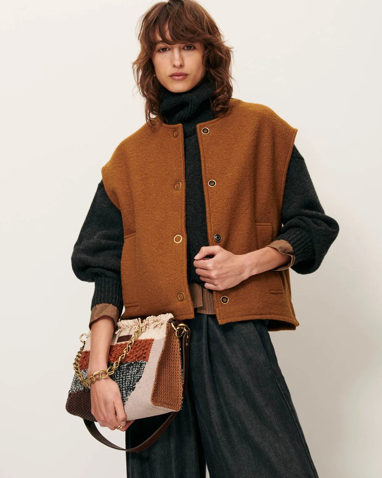 SESSUN Vest "Hanzo" bronze