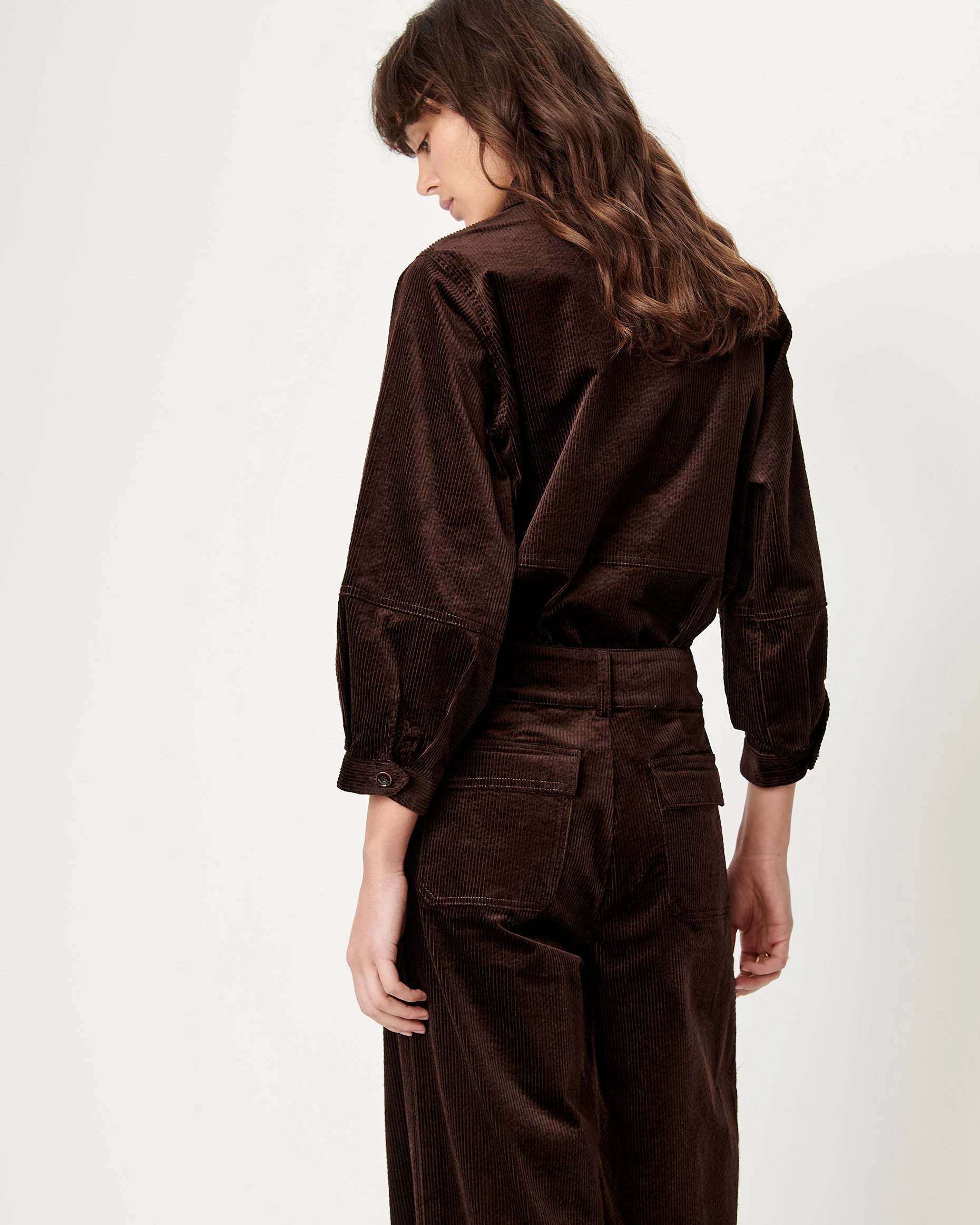 SESSUN Pants "Manhastreet" coffea
