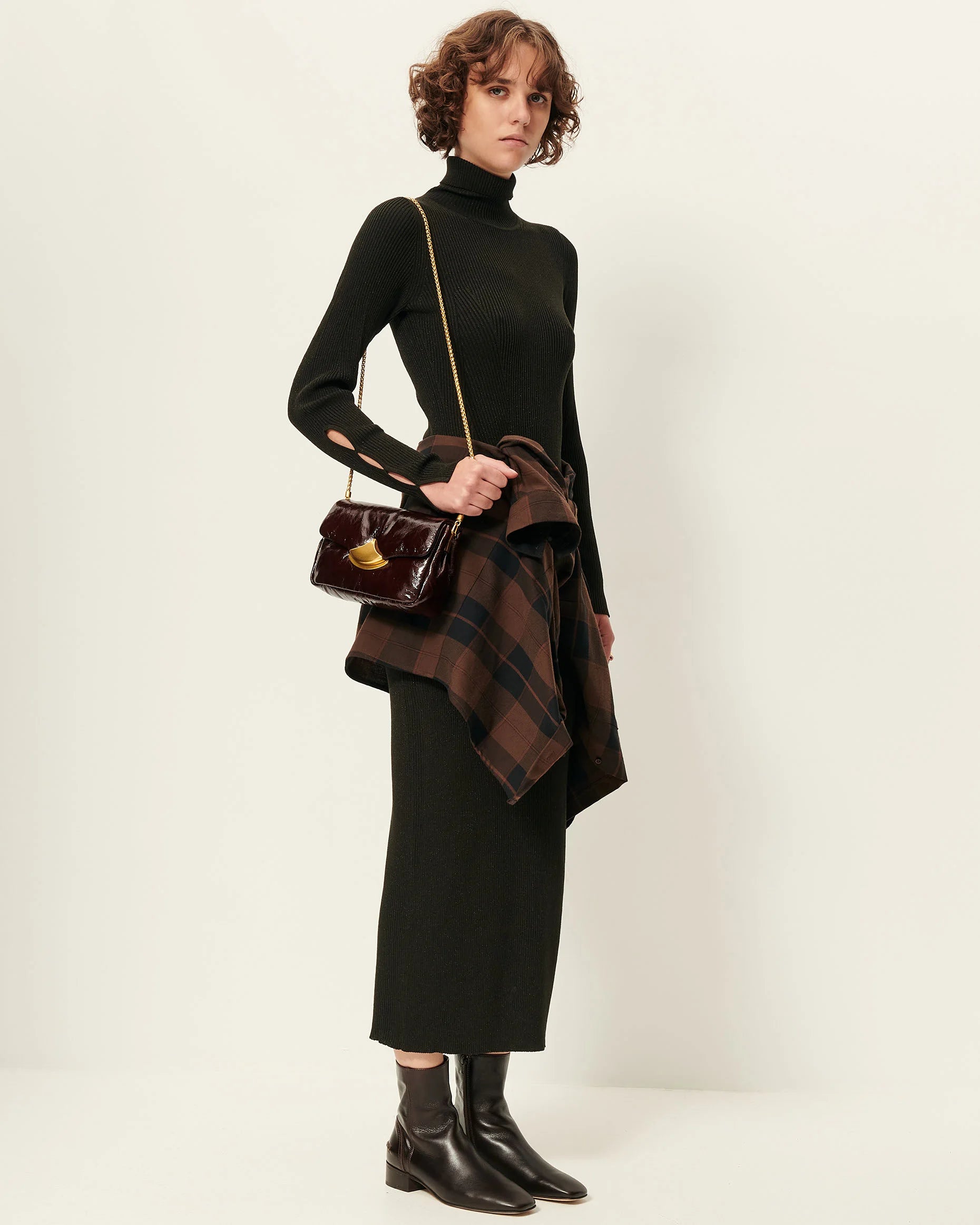SESSUN Bag "Diviluz puffy" browny