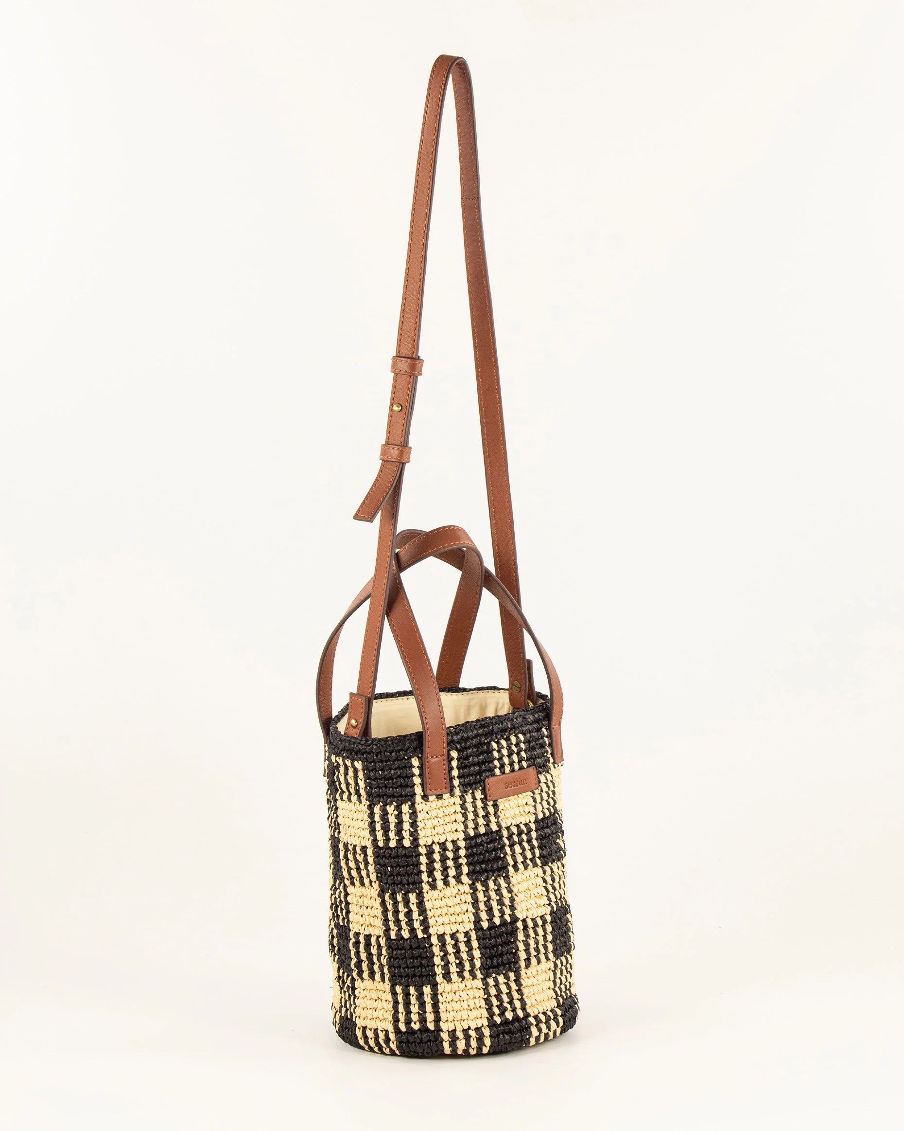 SESSUN Bag "Mimi Tara R" black natural