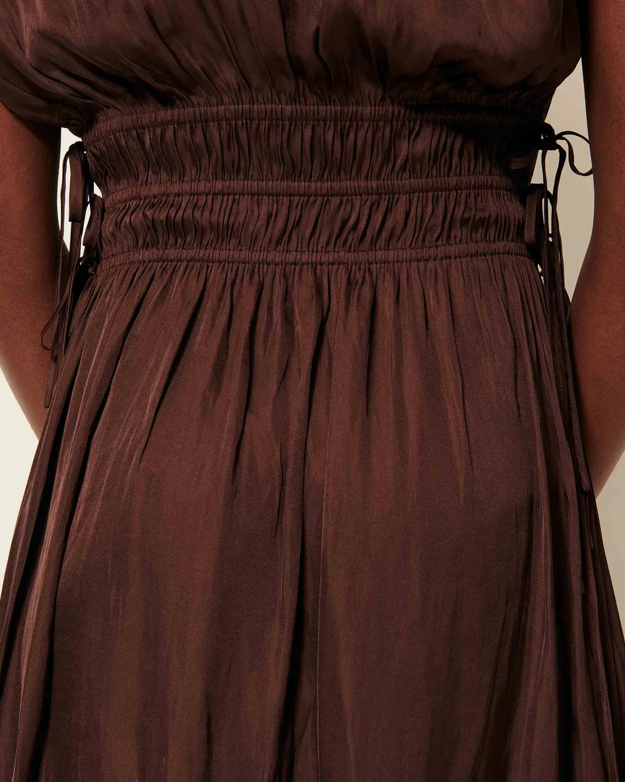 SESSUN Dress "Prezianni" moka