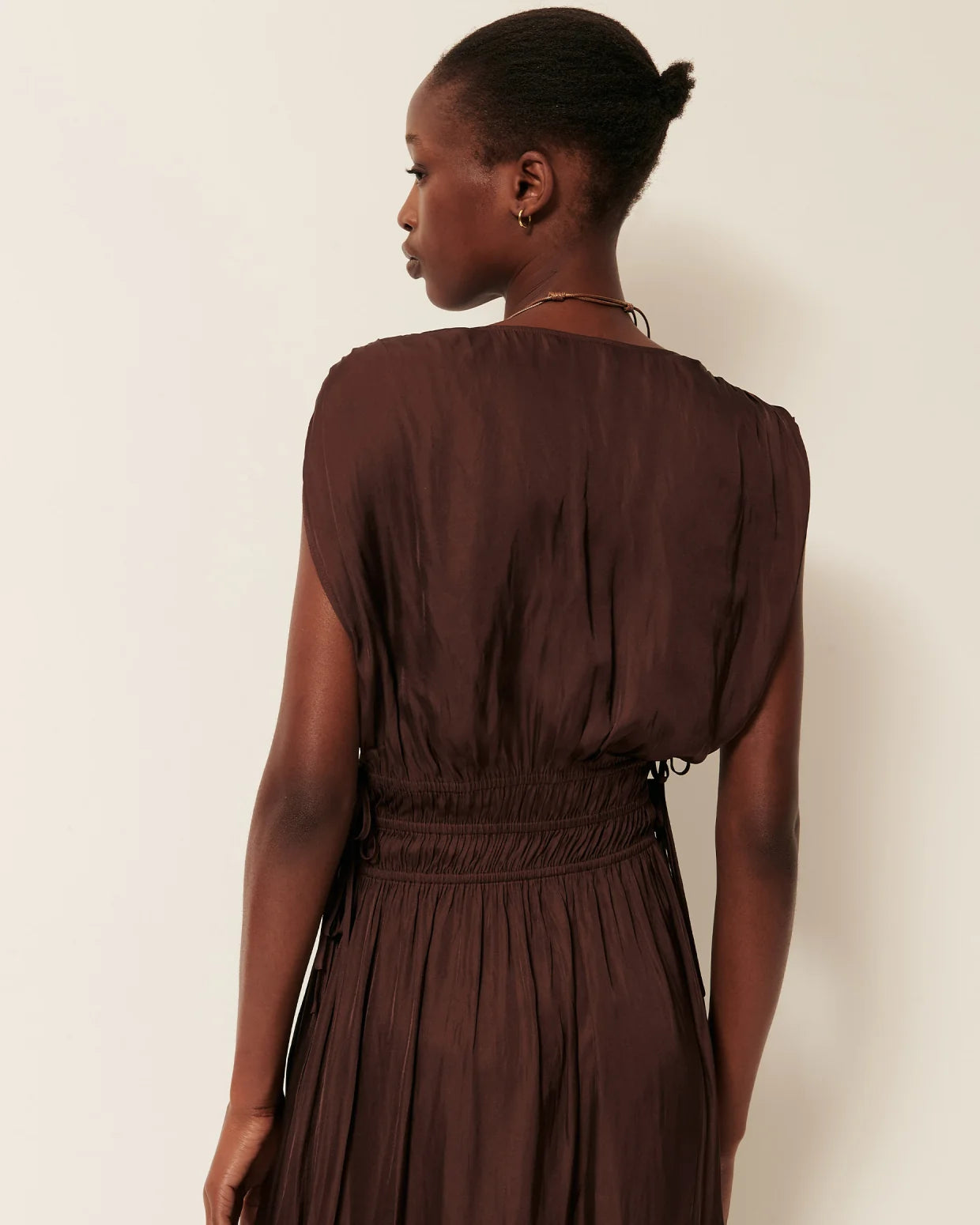 SESSUN Dress "Prezianni" moka
