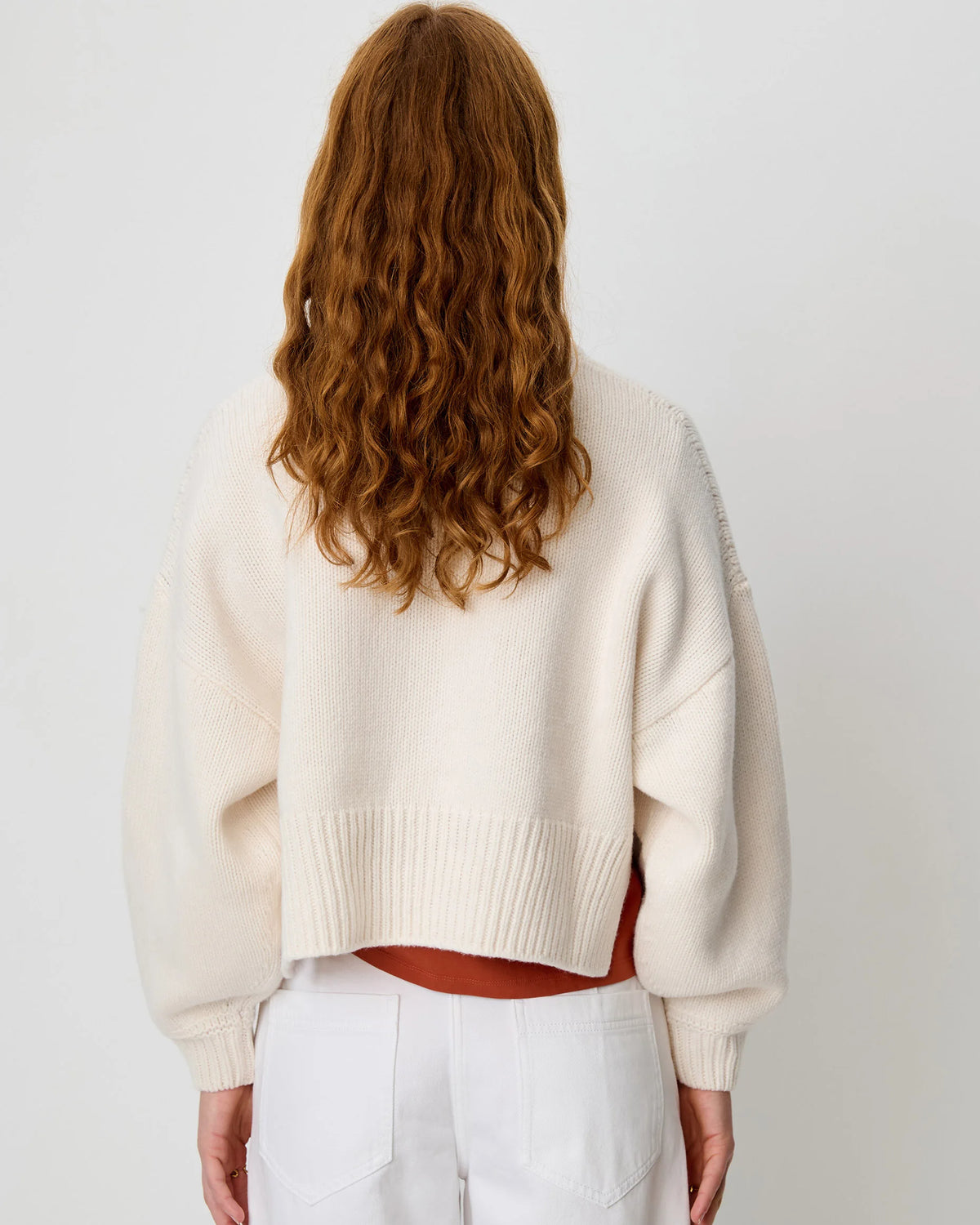 SESSUN Pullover "Spero" fleur de sel