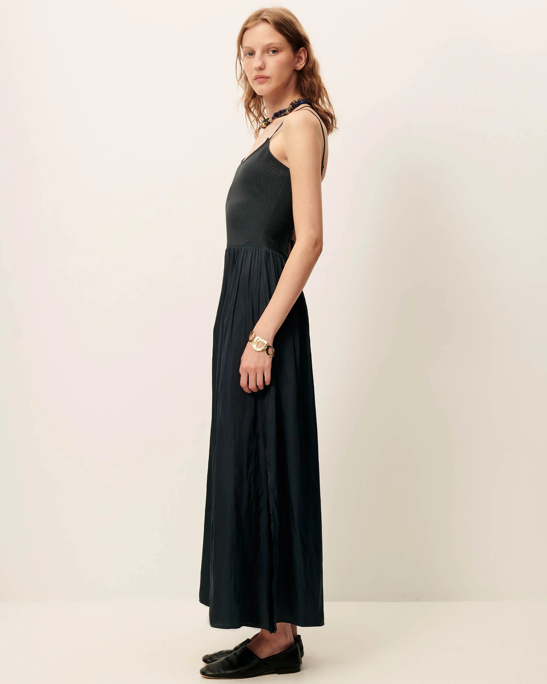 SESSUN Dress "Sweet Mambo" smoke green