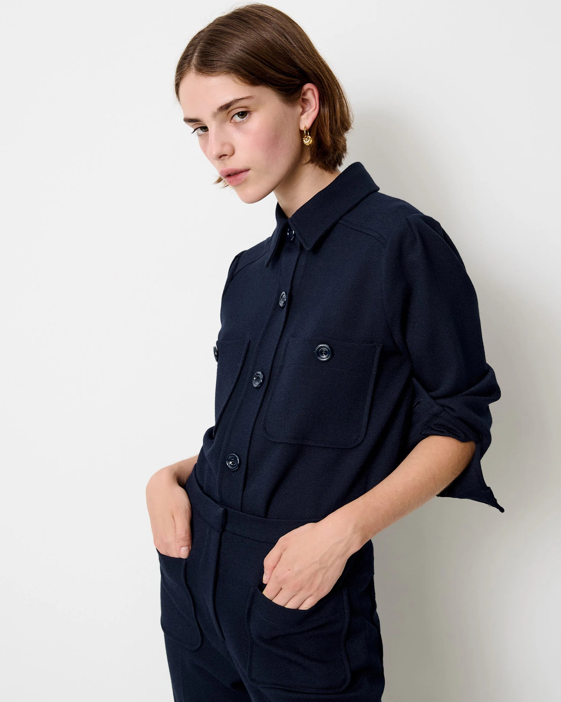 SESSUN Shirt "Theodore" navy