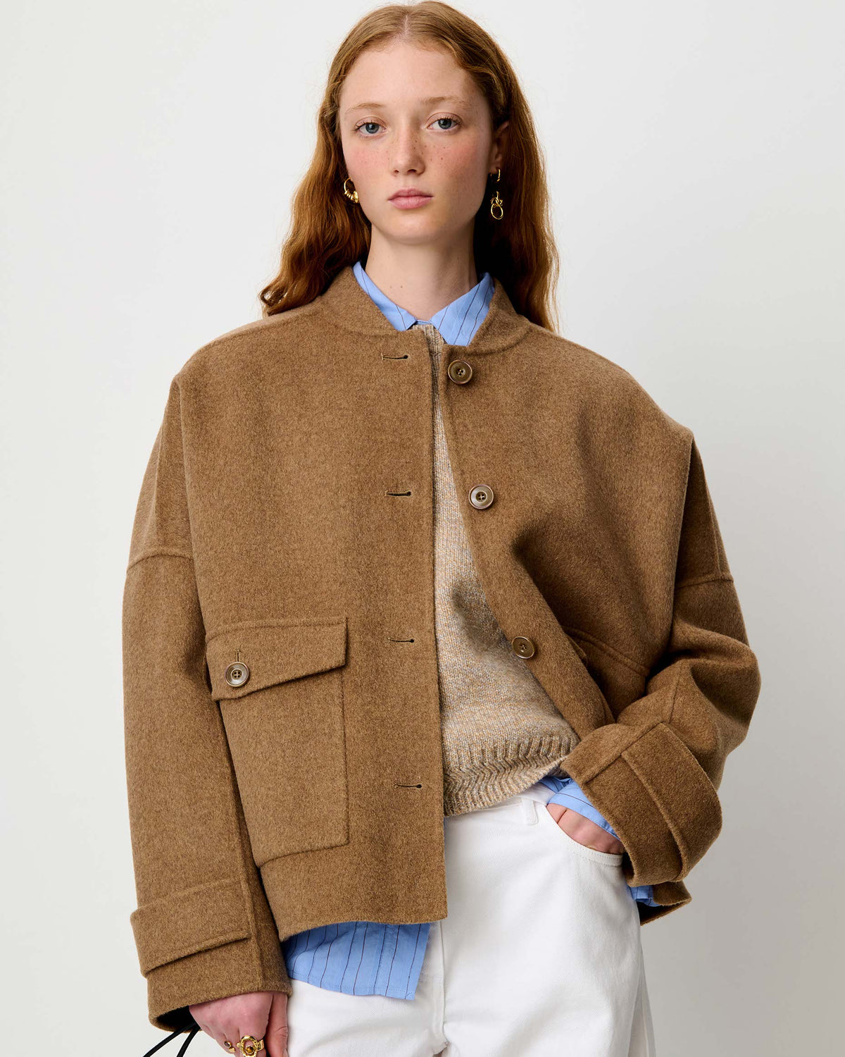 SESSUN Jacket "Yalespring" alpaga
