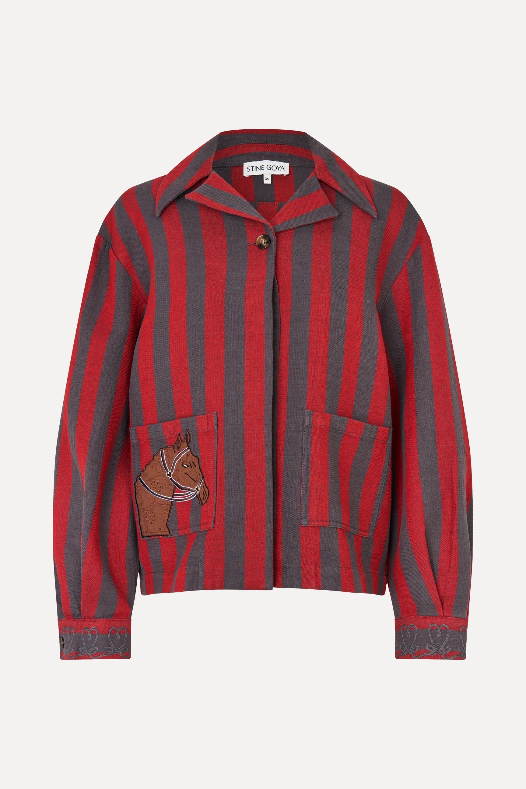 STINE GOYA Jacket "Riders stripe"