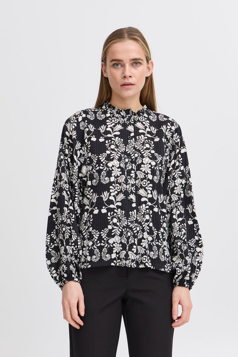 Ichi Blouse Gocina Flowers