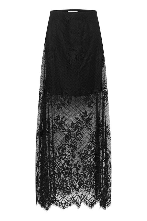 Gestuz Skirt Laica black lace