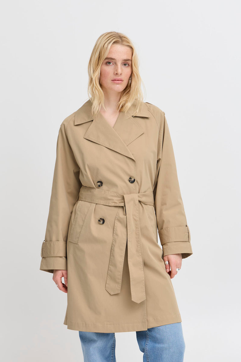 Ichi Trenchcoat "Ezova" cornstalk