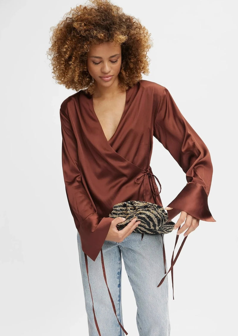 Gestuz Blouse Top Walery desert brown