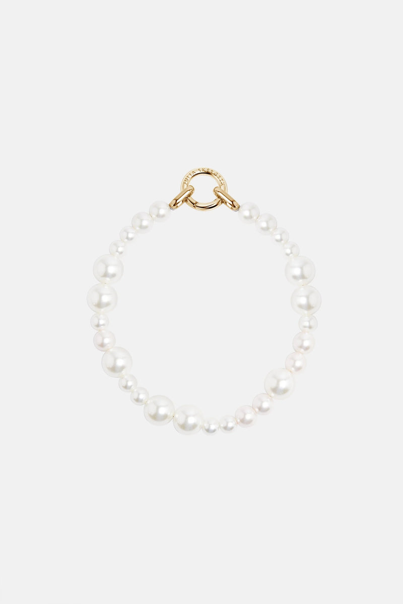 Julia Skergeth Necklace Bella Pearl Gold