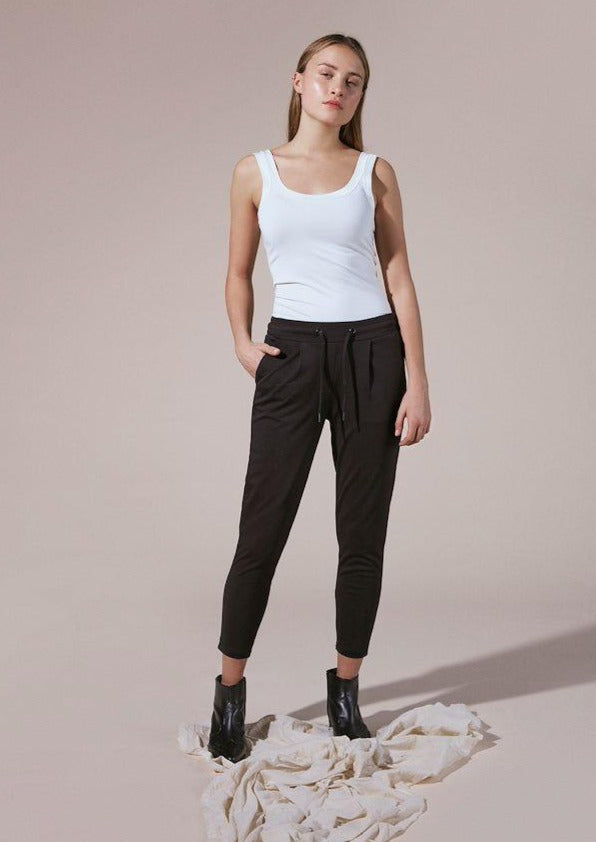Ichi Kate Pants cropped black