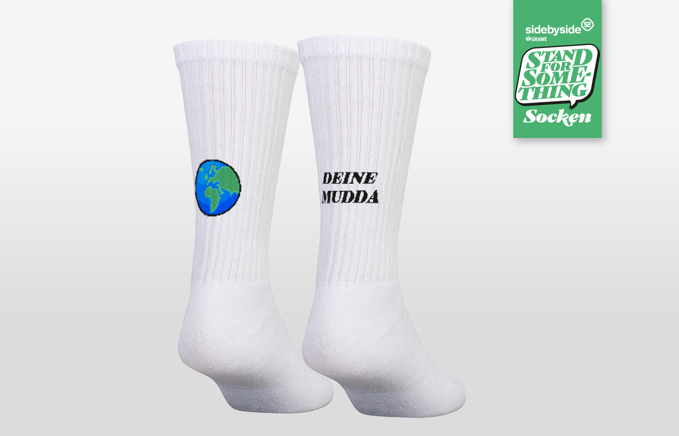 Grawe Stand for Something Socken #1 Deine Mudda