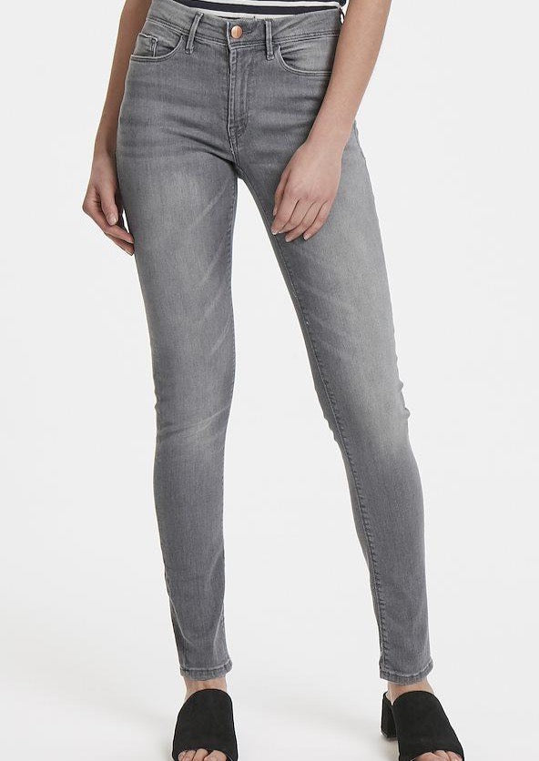 Ichi Erin Skinny Jeans light grey